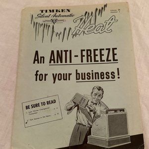 Vintage 1950s Timken Silent Automatic Heat Magazine Volume 28 No 1